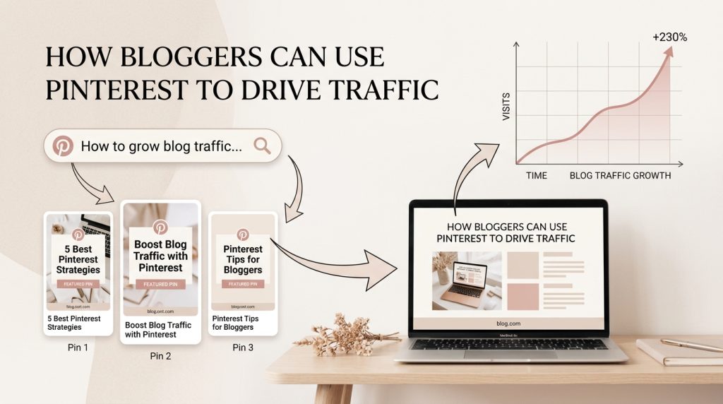 How Bloggers can drive traffic from Pinterest.